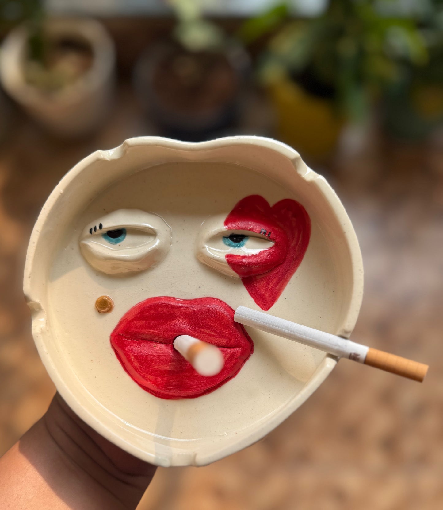 Heart Quirky Ashtray