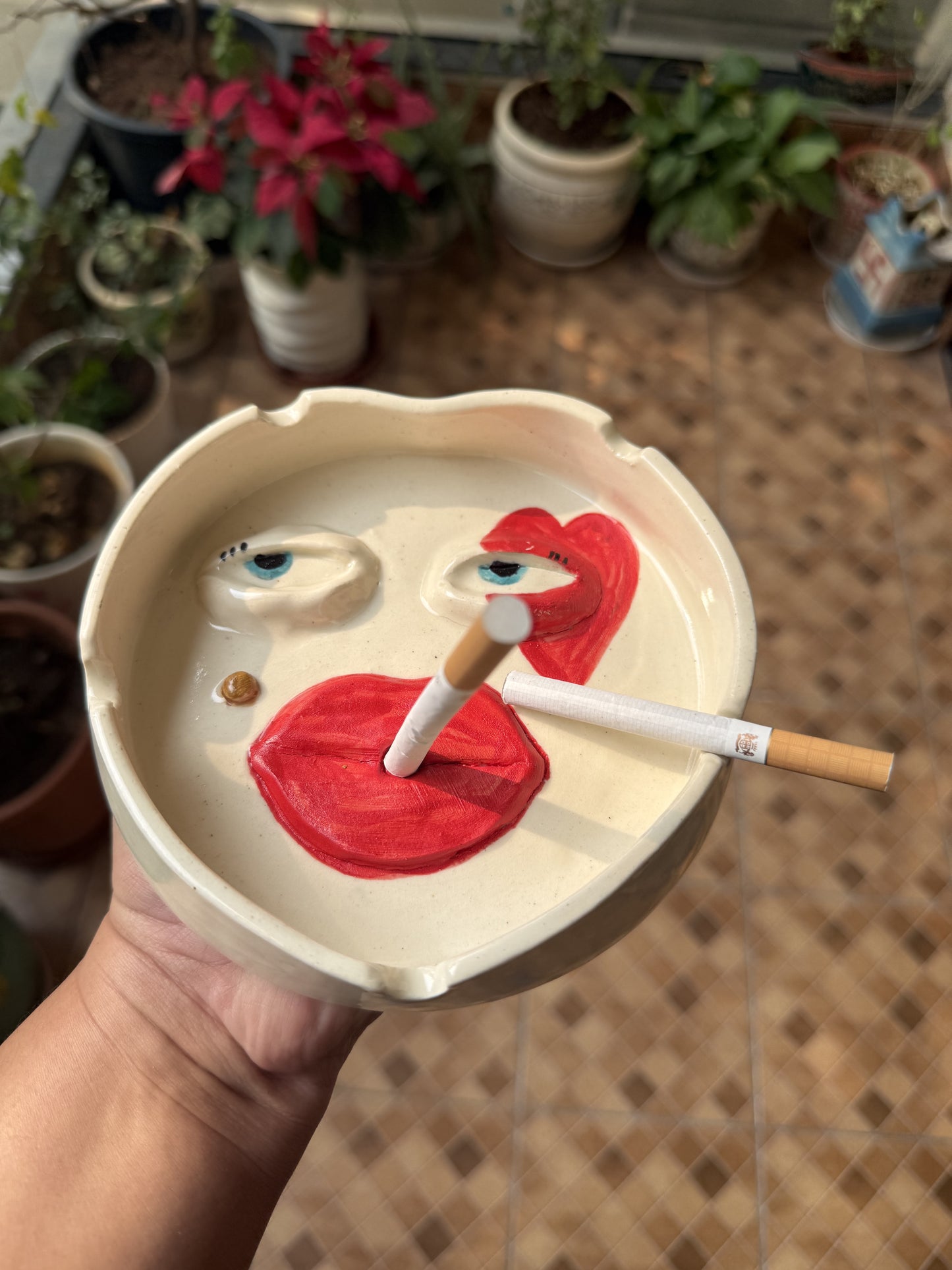 Heart Quirky Ashtray